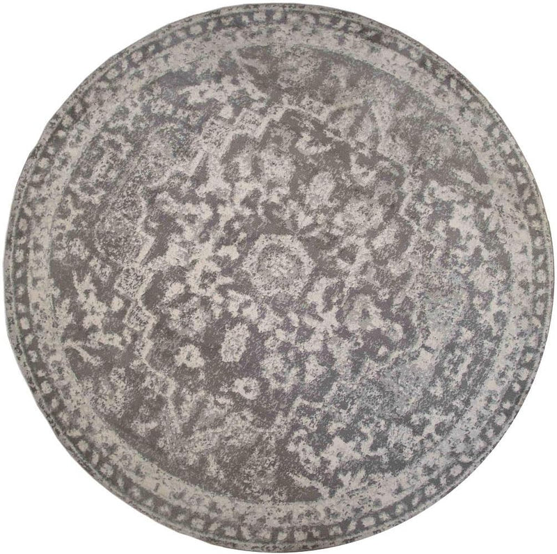 Traditional Moroccan Rug Distressed Vintage Living Room