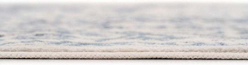 Traditional Pattern Flatweave Area Rug Distressed Medallion