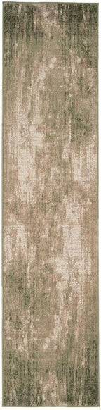 Traditional Pattern Flatweave Area Rug Distressed Medallion