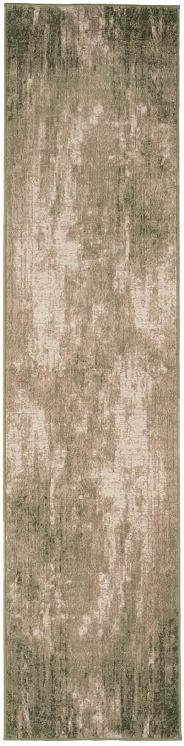 Traditional Pattern Flatweave Area Rug Distressed Medallion