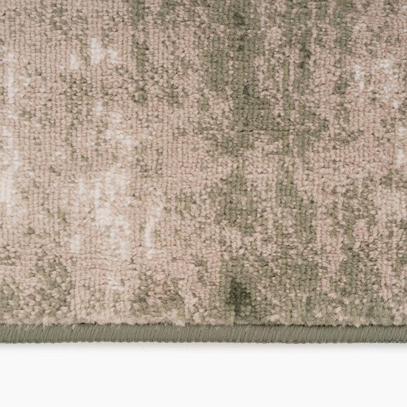 Traditional Pattern Flatweave Area Rug Distressed Medallion