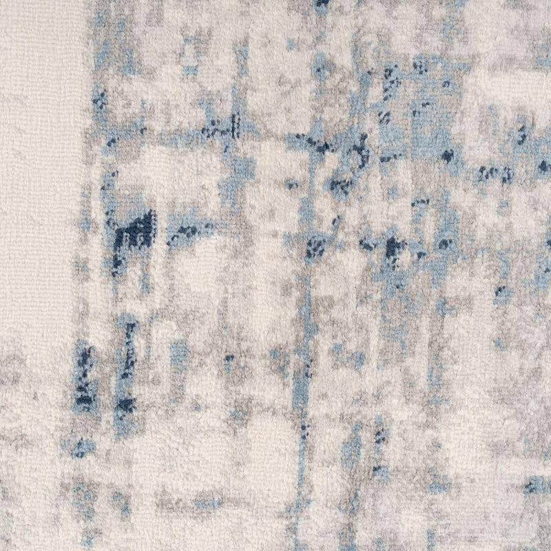 Traditional Pattern Flatweave Area Rug Distressed Medallion