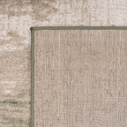 Traditional Pattern Flatweave Area Rug Distressed Medallion