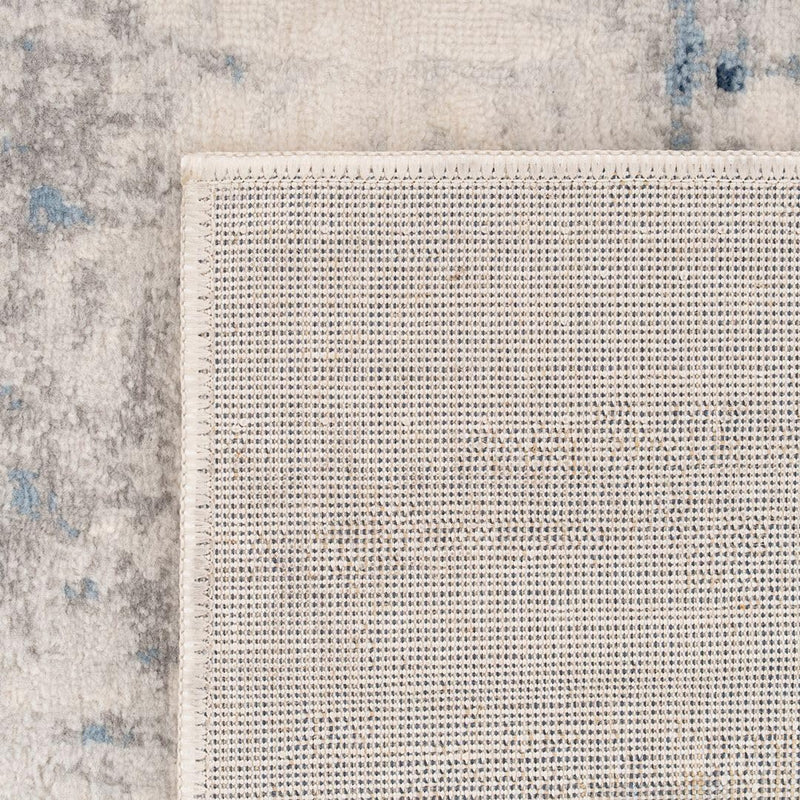 Traditional Pattern Flatweave Area Rug Distressed Medallion