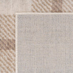 Traditional Pattern Flatweave Area Rug Distressed Medallion