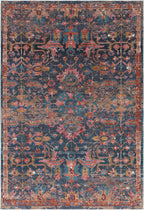 Traditional Rug Zola Bordered Floral Carpet Medallion Bedroom