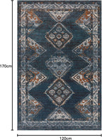 Traditional Rug Zola Bordered Floral Carpet Medallion Bedroom
