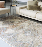 Traditional Rug Zola Bordered Floral Carpet Medallion Bedroom