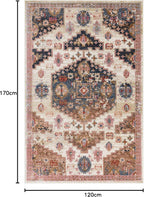 Traditional Rug Zola Bordered Floral Carpet Medallion Bedroom