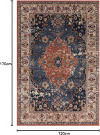 Traditional Rug Zola Bordered Floral Carpet Medallion Bedroom
