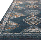 Traditional Rug Zola Bordered Floral Carpet Medallion Bedroom