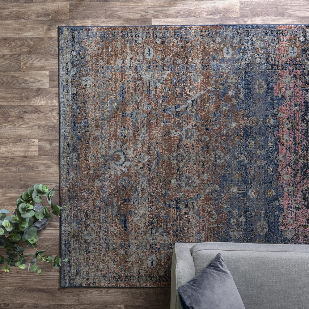 Traditional Rug Zola Bordered Floral Carpet Medallion Bedroom
