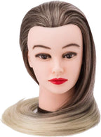 Training Head 26-28 Inch Hairdressing 100% Synthetic Fiber