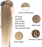 Training Head 26-28 Inch Hairdressing 100% Synthetic Fiber