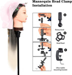 Training Head 26-28 Inch Hairdressing 100% Synthetic Fiber