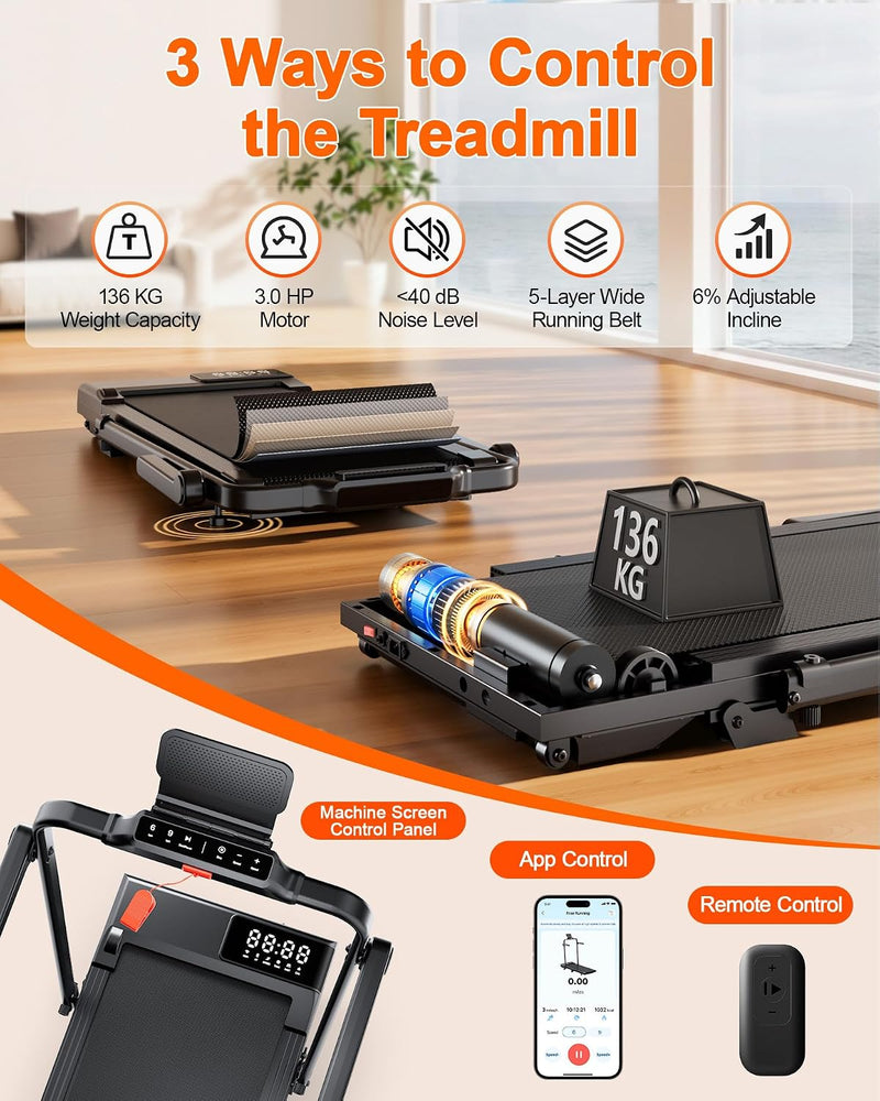 Treadmills for Home Foldable Folding Treadmill