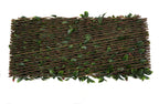 Trellis Artificial Expanding Willow Fence with Leaf Foliage
