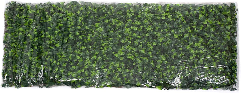 Trellis Artificial Expanding Willow Fence with Leaf Foliage