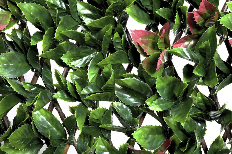 Trellis Artificial Expanding Willow Fence with Leaf Foliage