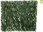 Trellis Artificial Expanding Willow Fence with Leaf Foliage