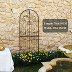 Trellis for Climbing Plants 70.8" H X 25.6 (1 Pack)