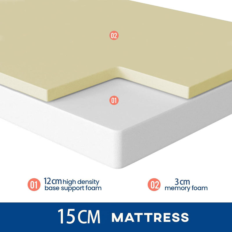 Tri-Fold X 10 Memory Foam Mattress