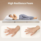 Tri-Fold X 10 Memory Foam Mattress Foldable