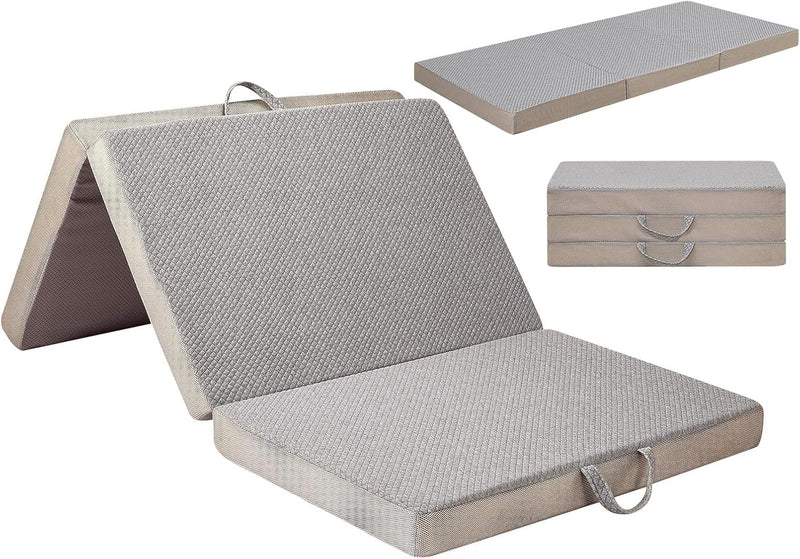 Tri-Fold X 10 Memory Foam Mattress Foldable
