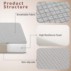 Tri-Fold X Memory Foam Mattress Foldable