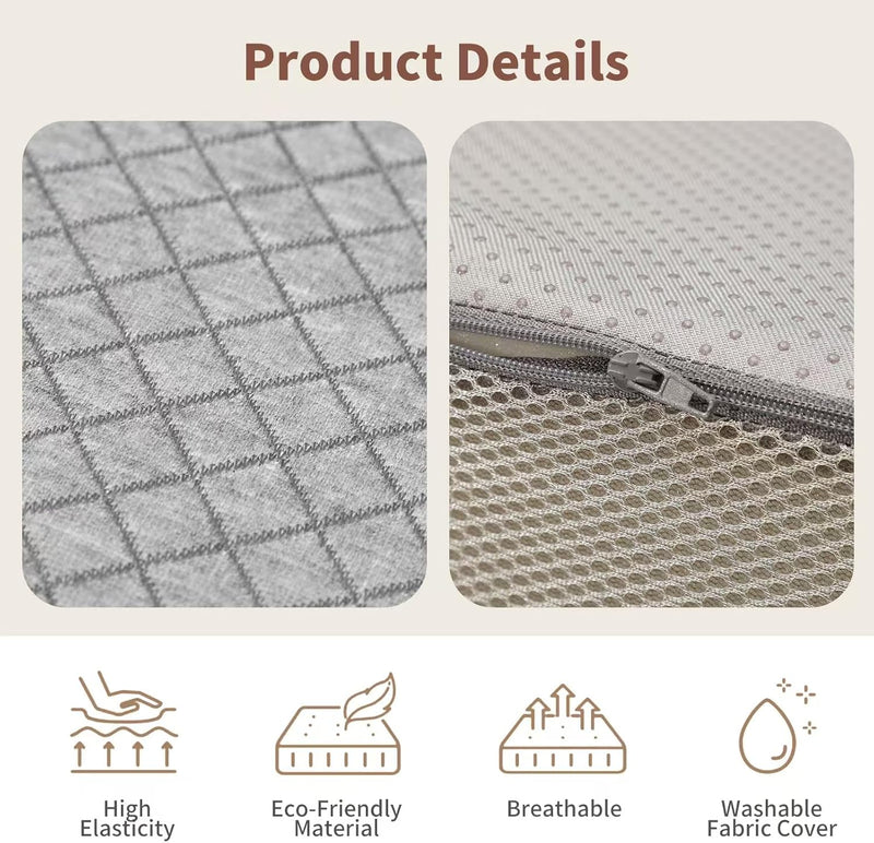 Tri-Fold X Memory Foam Mattress Foldable