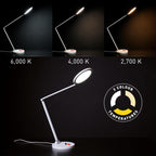 Tricolor LED Lamp Dimmable Eye Caring 3 Colour