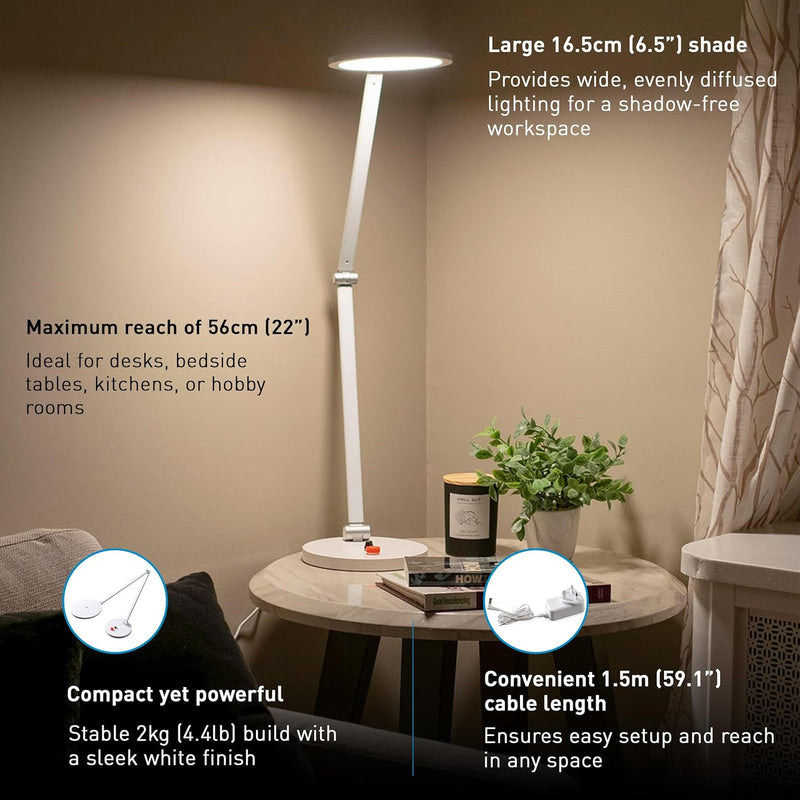 LED Lamp Dimmable Eye Caring 3 Colour Temperatures