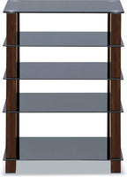 Trinity Gloss 5 Shelf with Legs Flat Screen