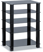 Trinity Gloss 5 Shelf with Legs Flat Screen