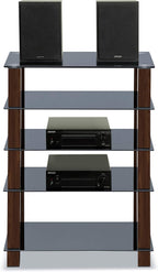 Trinity Gloss 5 Shelf with Legs Flat Screen