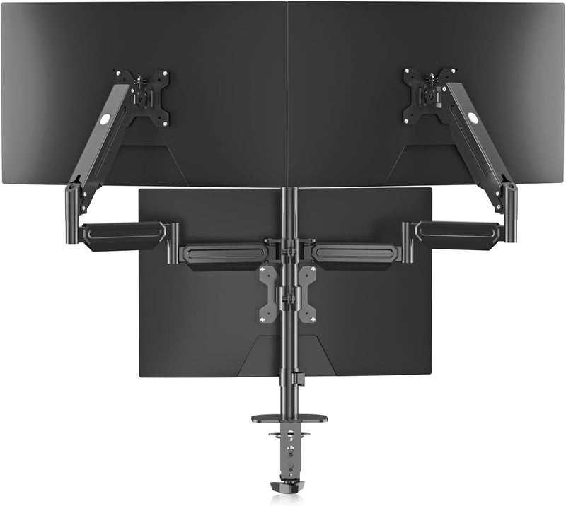 Triple Monitor Mount Stand for 3 Monitors Adjustable