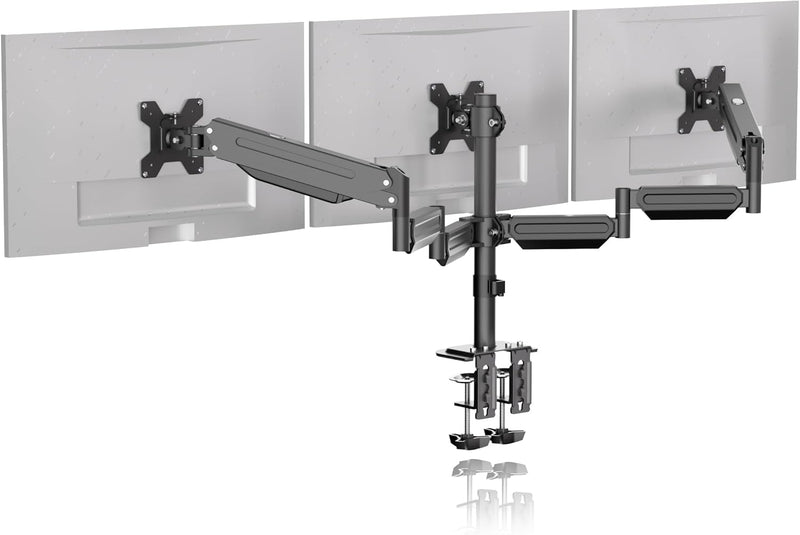 Triple Monitor Mount Stand for 3 Monitors Adjustable