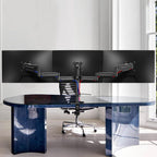 Triple Monitor Mount Stand for 3 Monitors Adjustable