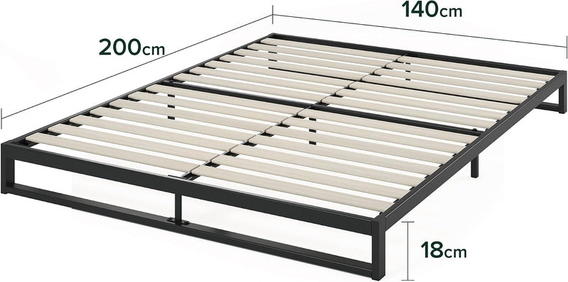Trisha Heavy Duty Low Profile Platform Bed Frame