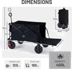 Trolley 400L with Tailgate Folding Camping