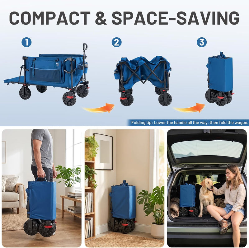 Trolley 400L with Tailgate Folding Camping