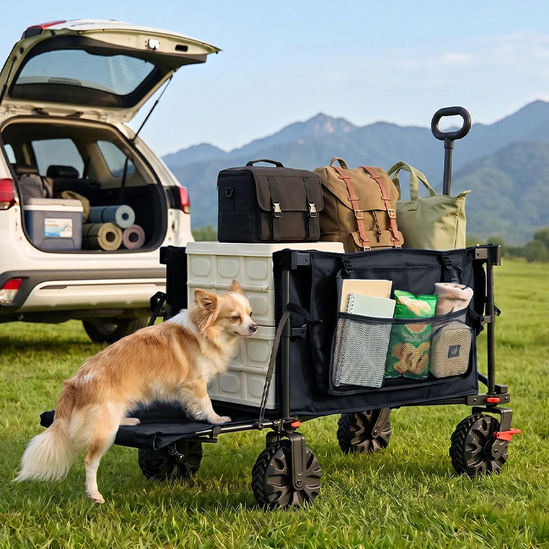 Trolley 400L with Tailgate Folding Camping