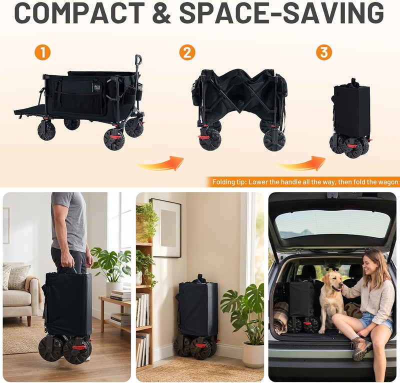 Trolley 400L with Tailgate Folding Camping