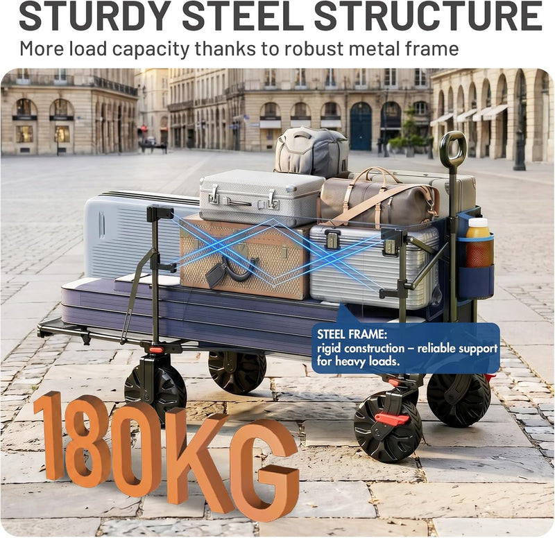 Trolley 400L with Tailgate Folding Camping