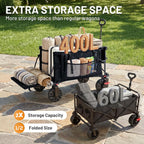 Trolley 400L with Tailgate Folding Camping