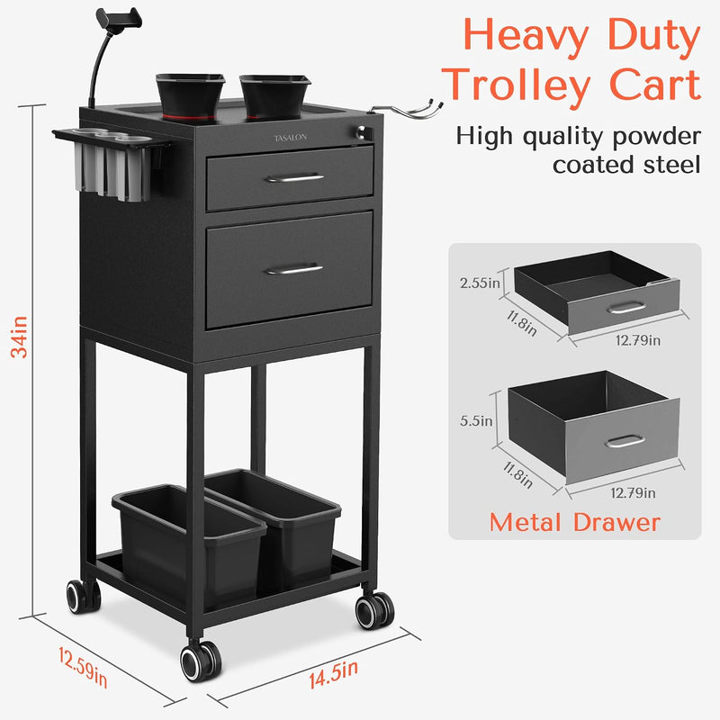 Trolley Cart with Wheels Hairdressing
