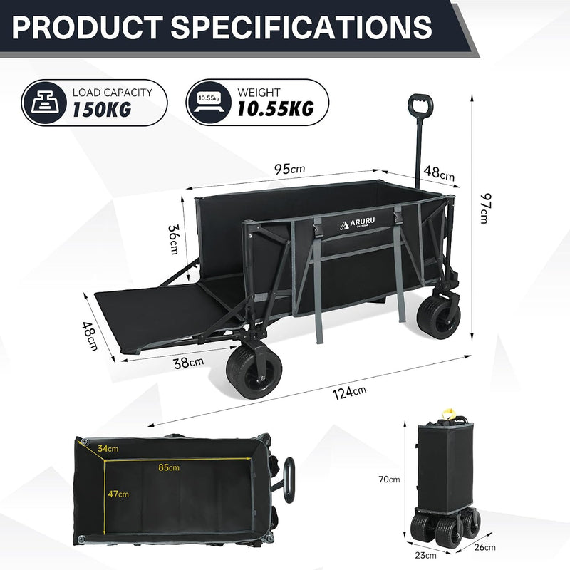 Festival Trolley on Big Wheels 220L