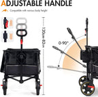 Trolley on Wheels Camping Cart with Brakes