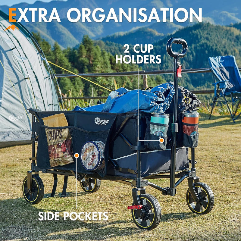Festival Trolley on Wheels Camping Cart with Brakes