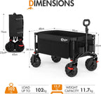 Trolley on Wheels for Sand 200L with Brakes
